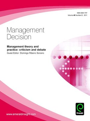 cover image of Management Decision, Volume 49, Issue 2